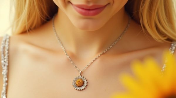 Brighten your jewelry with a unique sunflower charm